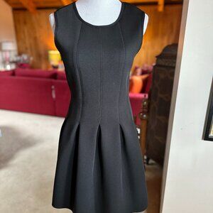 SAINT LAURENT Black Sleeveless Fit & Flare Dress – Size M